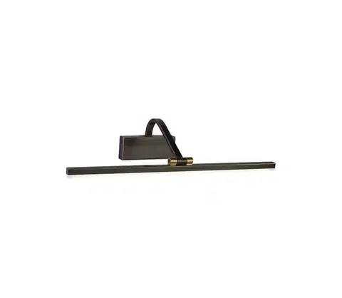 Svietidlá Searchlight 5551-51BG - LED Obrazové svietidlo LED/12W/230V čierna 5551-51BG