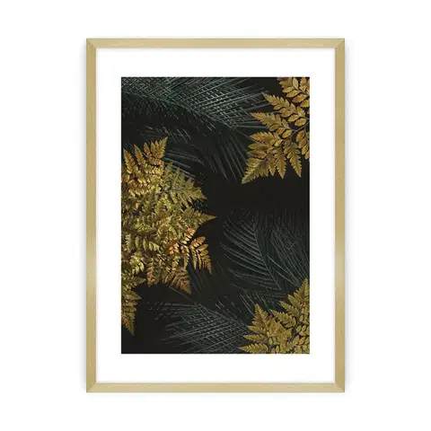 Obrazy Plagát Golden Leaves II