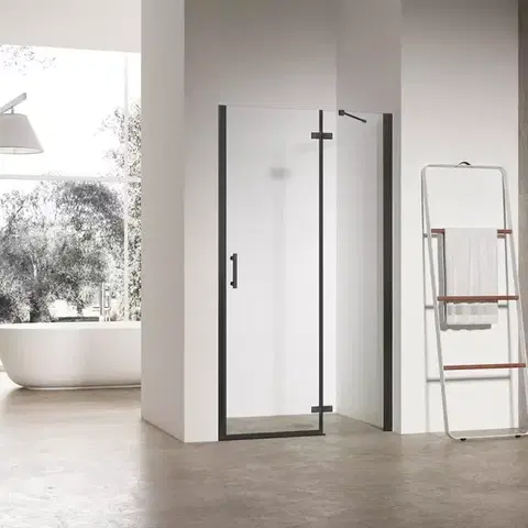 Sprchovacie dvere; priečky Sprchové dvere Jazz 100x190 black