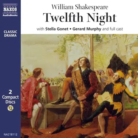 Svetová beletria Naxos Audiobooks Twelfth Night (EN)