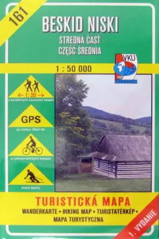 Európa 161 Beskid Niski - stred. časť SK/PL 1:50 000