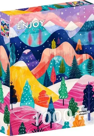 1000 dielikov Enjoy Puzzle Zimná paleta