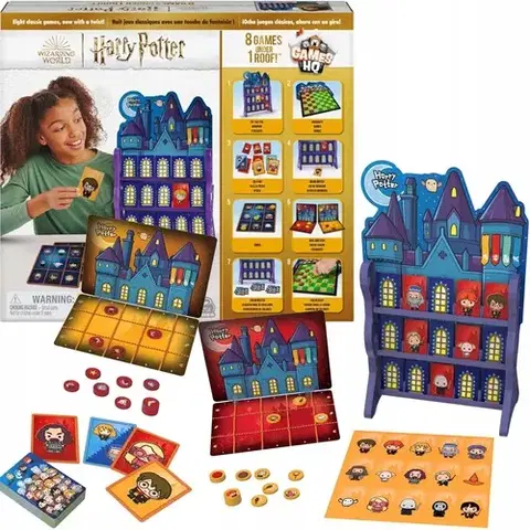 Rodinné hry Hra Harry Potter: Rokfort plný hier (8 hier)