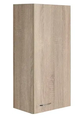 Kúpeľňový nábytok AQUALINE - ZOJA/KERAMIA FRESH skrinka horná 35x76x23cm, dub platin 50336