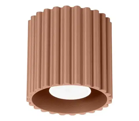 Svietidlá  SL.1804 - Bodové svietidlo AURA 1xGU10/10W/230V 10 cm hnedé SL.1804