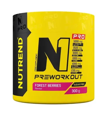 Práškové pumpy N1 PRO - Nutrend 300 g Green Lemonade