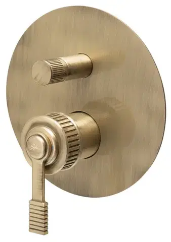 Kúpeľňové batérie SAPHO - VERSI podomietková sprchová batéria, 2 výstupy, bronz RV042/18