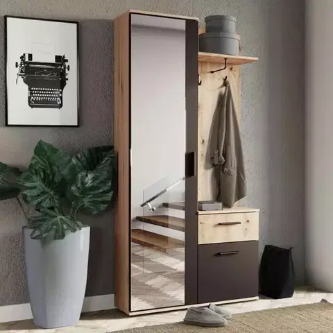 Predsieňový nábytok Predsieňový nábytok Lux artisan/ čierny