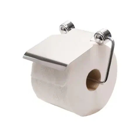WC kefy Kinekus Držiak na WC toaletný papier s vrchným krytom, chróm