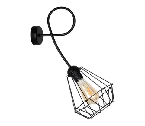 Svietidlá HEXE Nástenné svietidlo DIAMENT 1xE27/60W/230V 0058