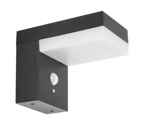 Záhradné lampy Rabalux 77009 - LED Solárne svietidlo so senzorom ZREBAR LED/6W/3,7V IP44 77009
