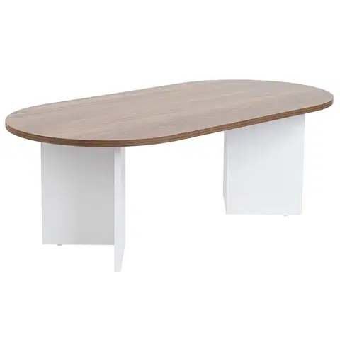 Konferenčné stolíky Konferenčný stolík Sable Walnut White