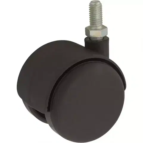 Príslušenstvo k nábytku Nábytkové koliesko 40 mm/25 kg kolík M8