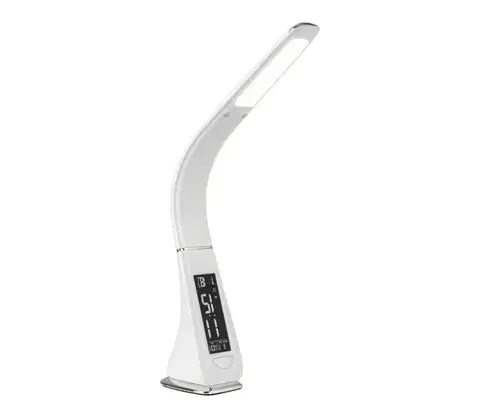 Lampy Rabalux - LED Stmievateľná dotyková stolná lampa s displejom LED/5W/230V biela 3516