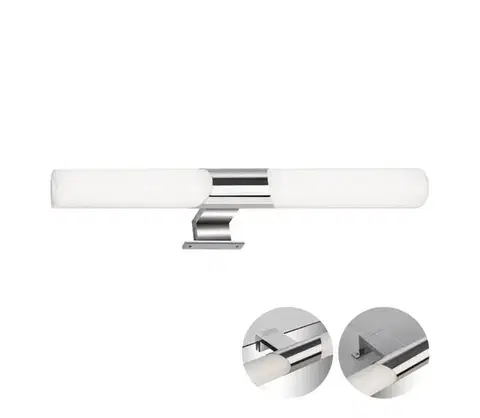 Kúpeľňové zrkadlá Briloner 2113-118 - LED Kúpeľňové osvetlenie zrkadla LED/12W/230V IP44 chróm 2113-118