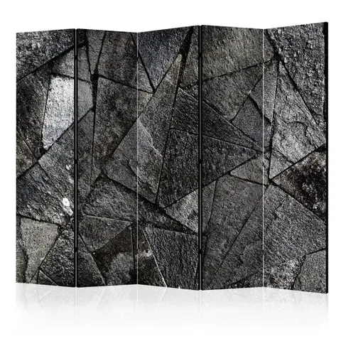 Paravány Paraván Pavement Tiles (Grey) Dekorhome