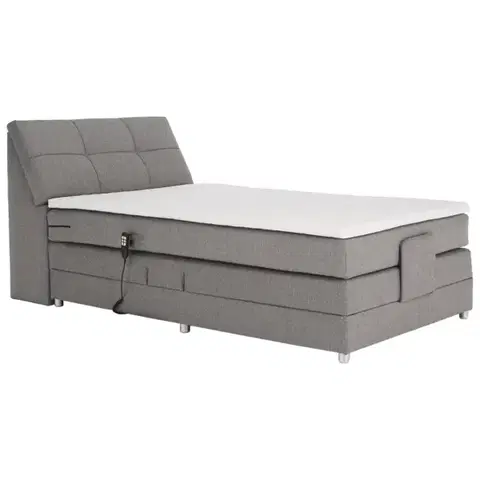 Boxspring Elektrická polohovacia boxspringová posteľ AVA 120x200 cm