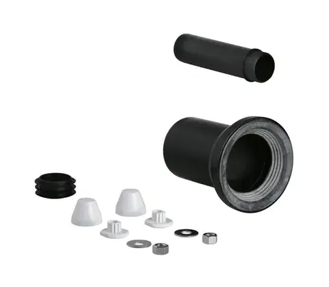 Svietidlá GROHE 37311K00 - Prívodná a odtoková súprava pre WC 150 mm čierna 37311K00