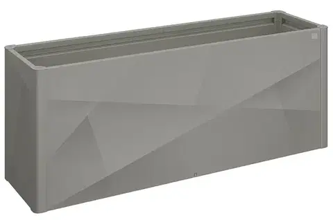 Truhlíky Biohort Zvýšený kvetináč na zeleninu BIOHORT X-Design 201,6 x 54,7 x 77 cm (šedý kremeň metalíza)