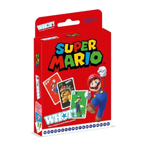 Rodinné hry WHOT Super Mario (kartová hra typu UNO)