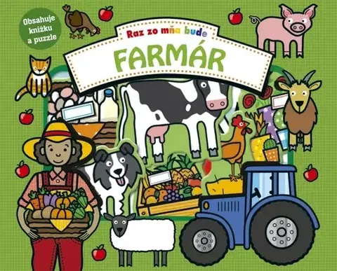 Leporelá, krabičky, puzzle knihy Raz zo mňa bude: Farmár - neuvedený,Lucia Alakšová