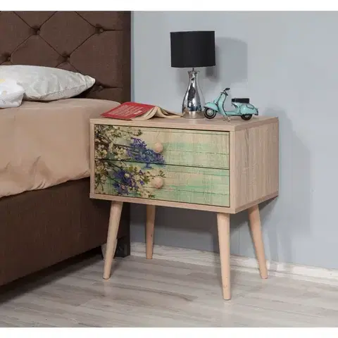 Nočné stolíky Nočný stolík Two - 727
