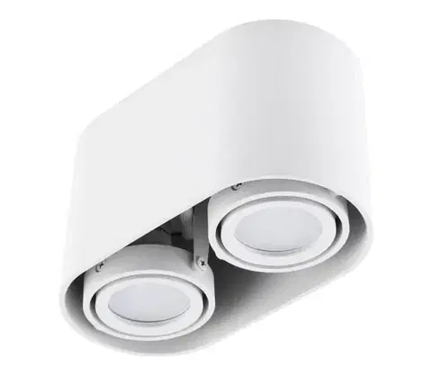 Svietidlá  Bodové svietidlo SIROK 2xGU10/30W/230V biela SKU013110