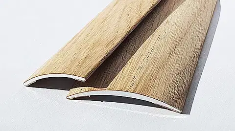Přechodové lišty a profily Prechodový profil 40 mm, oblý (samolepiaci) | dyhovaný Dub dýha