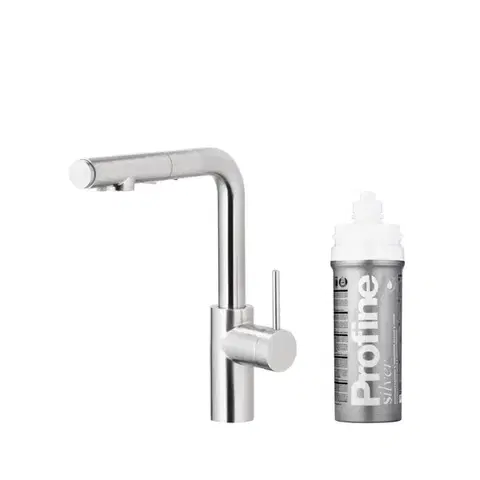 Kuchynské drezy KFA KFA - Batéria drezová DUERO PURE BASIC výsuvná s filtráciou 6623-114-22