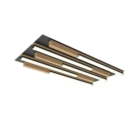 Svietidlá Wofi 9031-506S  - LED Stmievateľné stropné svietidlo PALERMO LED/34W/230V drevo 9031-506S