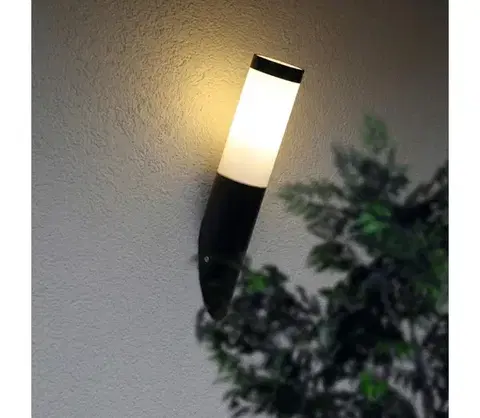 Svietidlá Eglo 79562 - Vonkajšie nástenné svietidlo MONTALLEGRO 1xE27/15W/230V IP44 čierna 79562