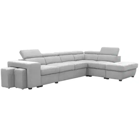 Rozložiteľná rohová sedacia súprava Rohová sedacia súprava Positano 2XPUFA+B+1+2F+R+1+OTM Antology 15 SZ