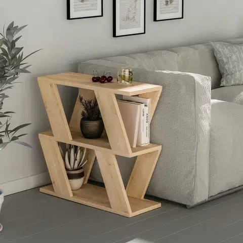 Konferenčné stolíky Príručný stolík / Odkladací stolík Lazena - Oak
