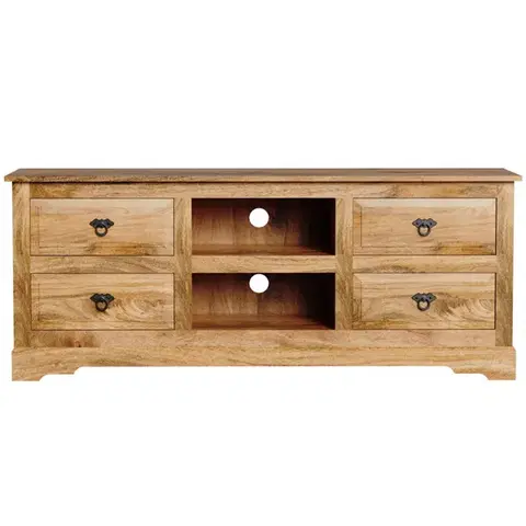 TV stolíky TV stolík Guru 150x60x45 indický masív mango