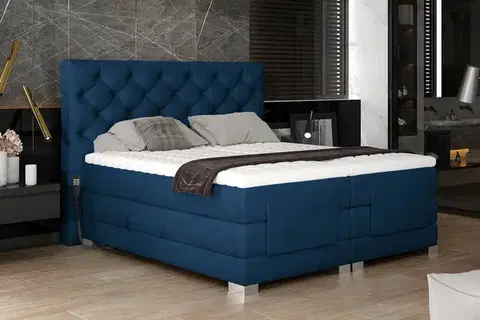 Manželské postele CEDRIK 12 polohovacia posteľ 180x200, Monolith 77