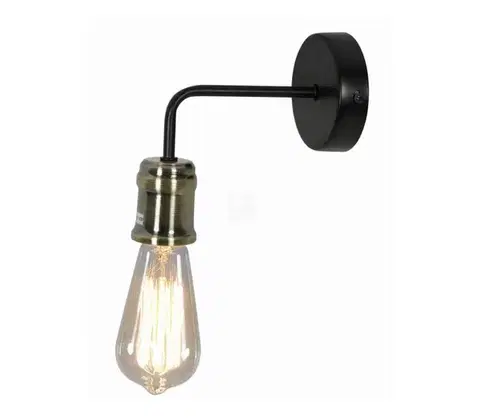 Svietidlá  Nástenné svietidlo GOLDIE 1xE27/60W/230V 21-56160-Z