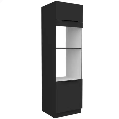 Kuchynské skrinky stojace Kuchynská skrinka Aria-Bl/Bl Anti Fingerprint 60dpm-210 2f