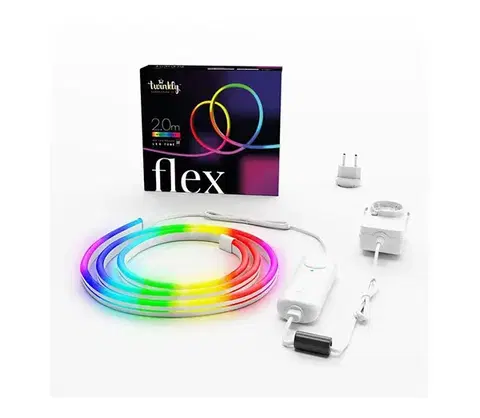 Vianočné osvetlenie Svetelný pás Twinkly Flex 200 ks TWFL200STW-WEU