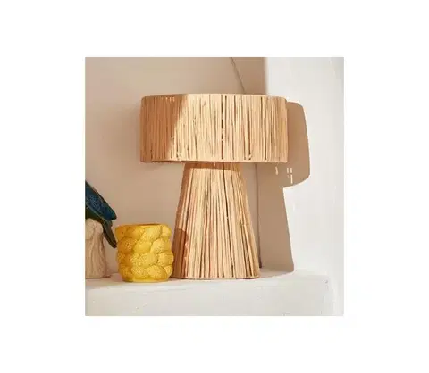 Lampy Atmosphera - Stolná lampa ORANE 1xE27/40W/230V juta 205949