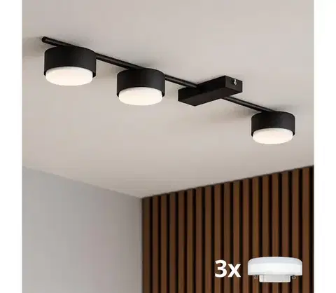 Svietidlá BRILAGI - LED bodové svietidlo MONO 3xGX53/30W/230V čierne 89-002B