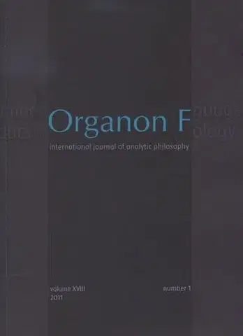 Filozofia Organon F 2011 number 1 - Kolektív autorov