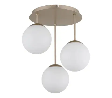 Svietidlá Globo 47441-3CH - Prisadený luster HARMON 3xE14/25W/230V mosadz 47441-3CH