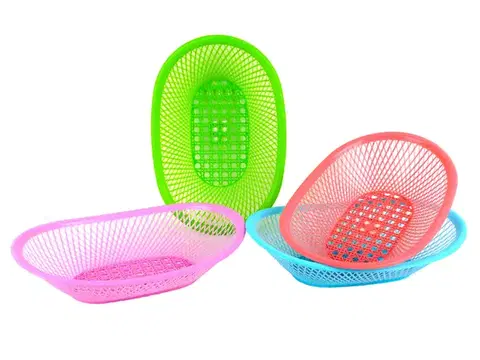 Košíky na potraviny MAKRO - Košík 31,5x21,5x7,5cm plast rôzne farby