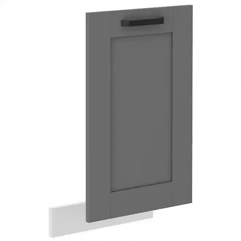 Dvierka a čelá zásuviek pre kuchynske skrinky Dvierka na umývačku Luna dustgrey/biela 713x446