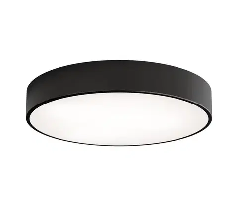 Svietidlá  Stropné svietidlo so senzorom CLEO 4xE27/24W/230V, priemer 50 cm, čierne 5907623620958