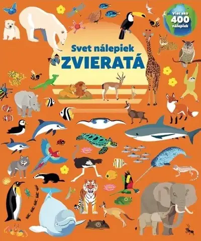 Nalepovačky, vystrihovačky, skladačky Svet nálepiek: Zvieratá