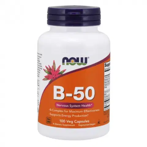 Vitamíny B NOW foods Vitamin B-50