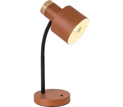 Lampy Rabalux 74100 - Stolná lampa PASTRO 1xE27/20W/230V oranžová 74100