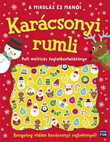 Nalepovačky, vystrihovačky, skladačky A Mikulás és manói - Karácsonyi rumli