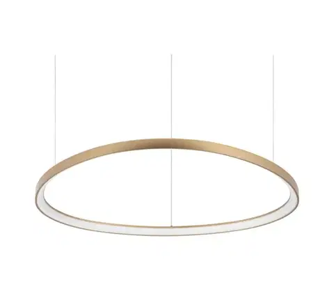 Svietidlá Ideal Lux - LED luster na lanku GEMINI LED/78W/230V 2700K pr. 105 cm CRI 90 mosadz 341637